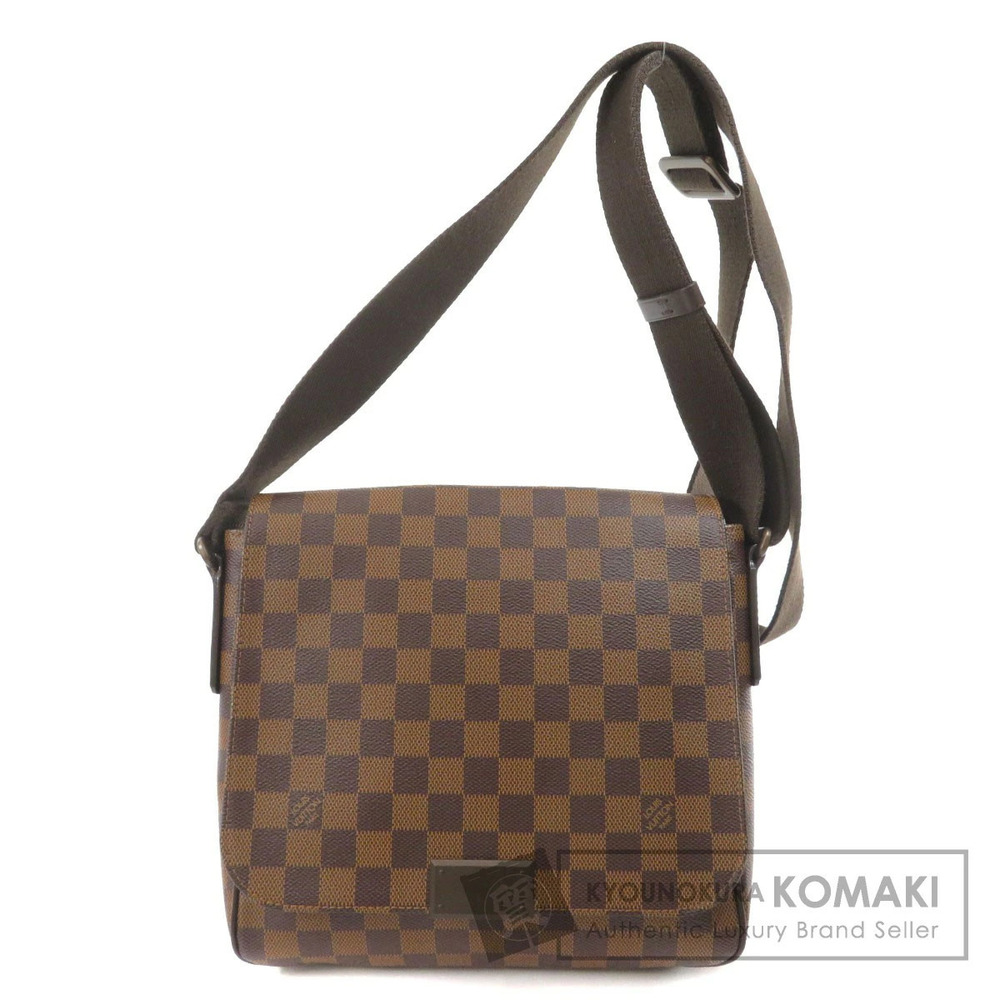 Louis Vuitton District Damier Ebene Brown Shoulder Bag Canvas
